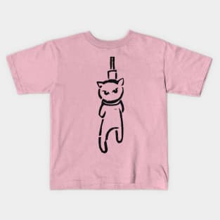 Cat on the gallows Kids T-Shirt